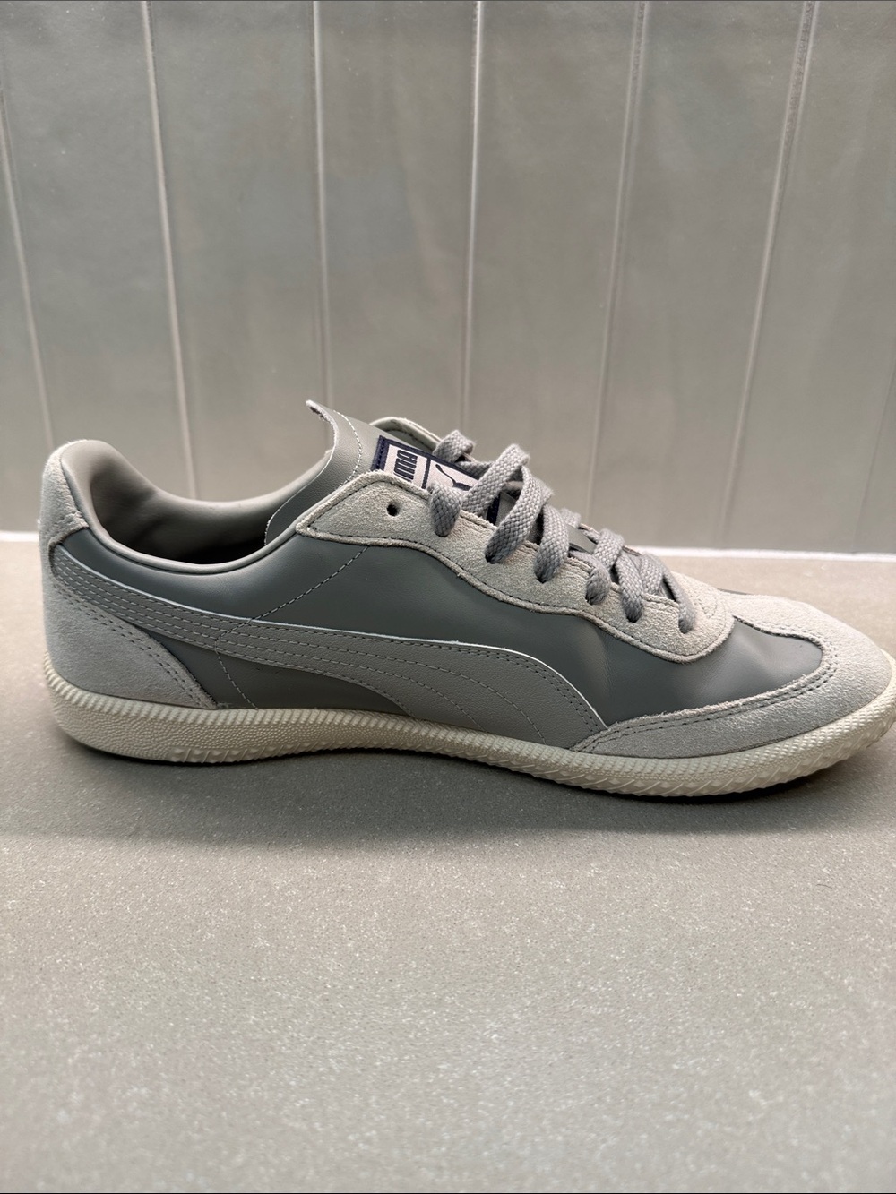 Puma Super Liga OG Retro Gray Suede Leather Men’s Size 11 With Box - Picture 8 of 10